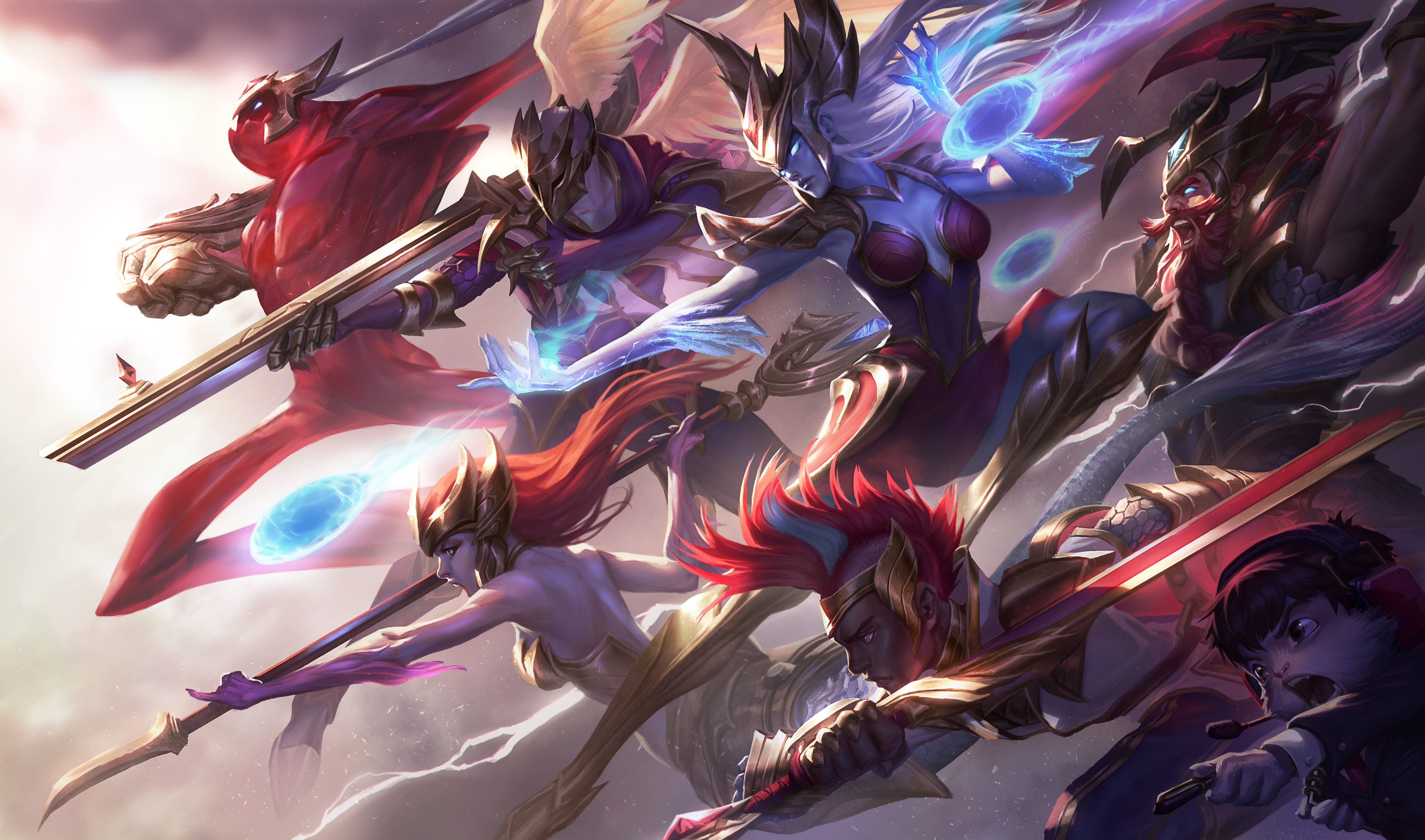 LOL官方发布新系列妖怪艺术家皮肤预览